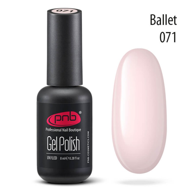 

Гель-лак для ногтей PNB Gel Polish 071 Ballet 8 мл, Gel Polish