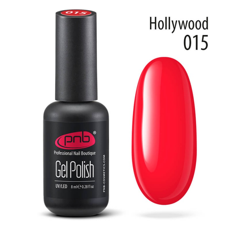 

Гель-лак для ногтей PNB Gel Polish 015 Hollywood 8 мл, Gel Polish