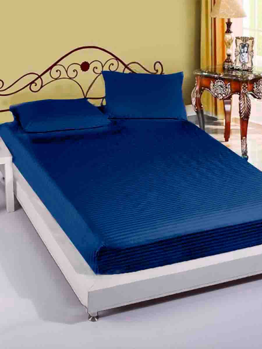 

Простынь Milky Garden "Dark blue" 200х215 см, Синий