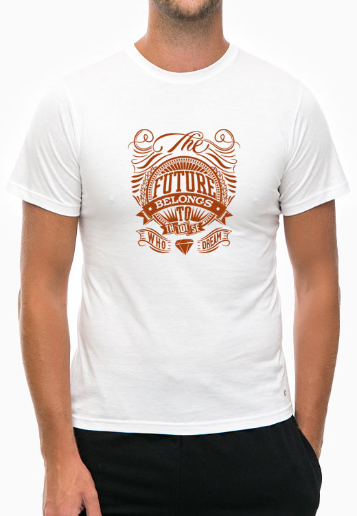 

Футболка унисекс NoBrand Future Belongs белая XL, Белый, Future Belongs White