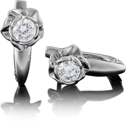 

Серьги женские из золота ЮЗ Платина 02-3860-00-501-1120-38, swarovski, 02-3860-00-501-1120-38