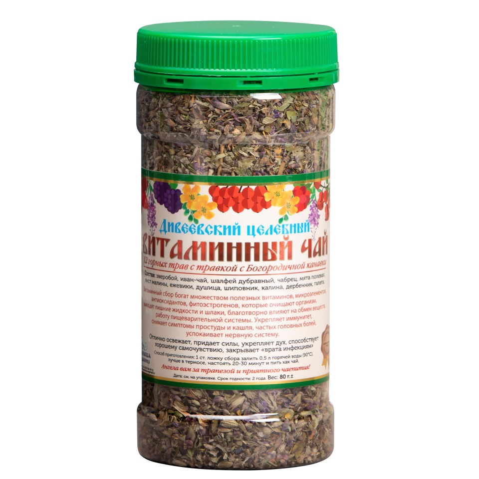 фото Витаминный-элитный чай, 12 трав горного кавказа, 80 г дивеевская здравница