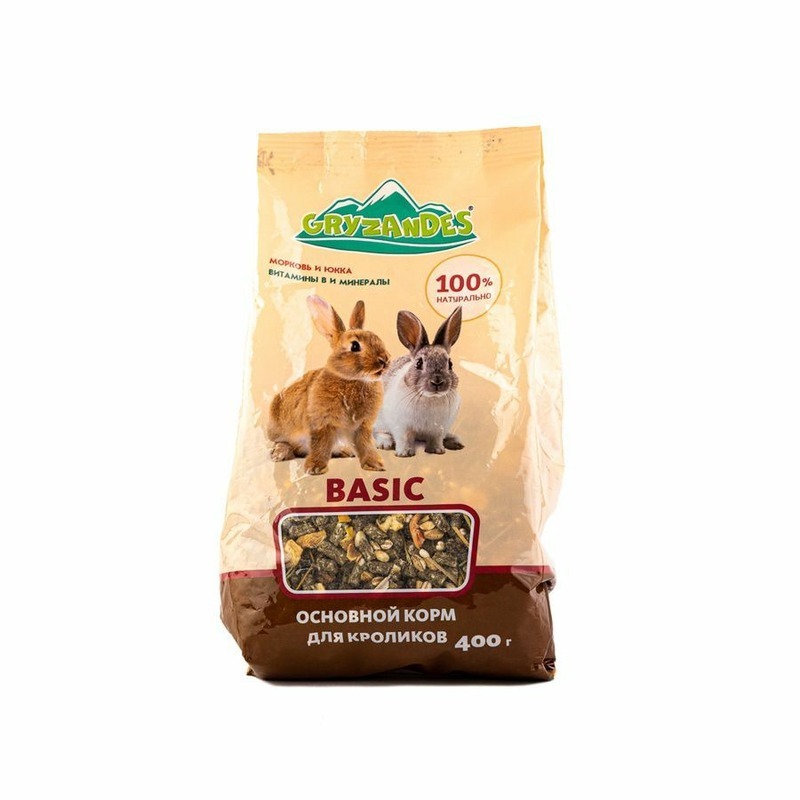 

Гризандес Басик для кроликов / Gryzandes Rabbit Basic, 400 г