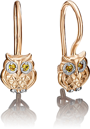 

Серьги женские из золота ЮЗ Платина 02-3846-00-404-1110-03, фианит, 02-3846-00-404-1110-03
