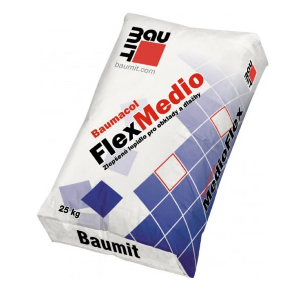 фото Плиточный клей baumit baumacol flexmedio 25 кг 4612741800410 nobrand