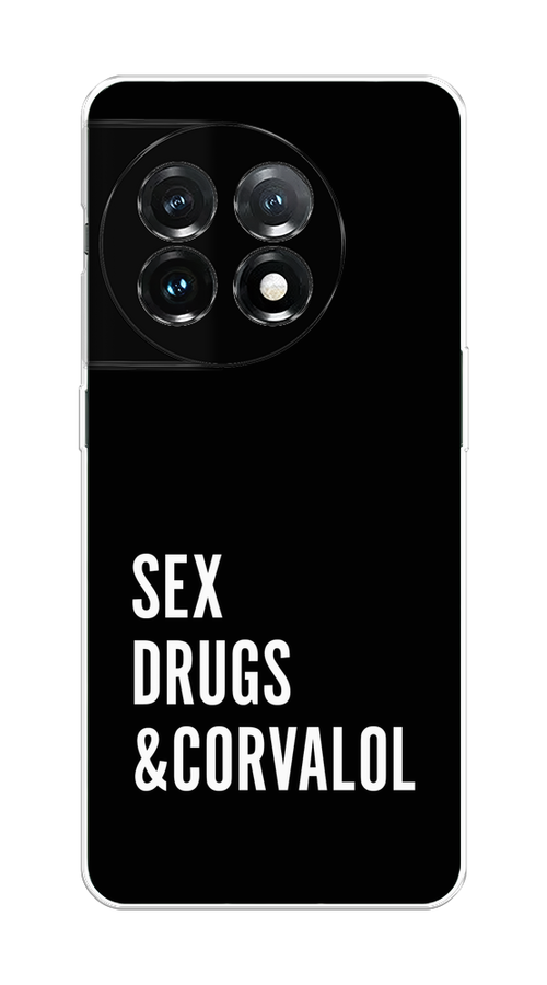 

Чехол на OnePlus 11 "Corvalol", Черный;серый;белый, 153650-6