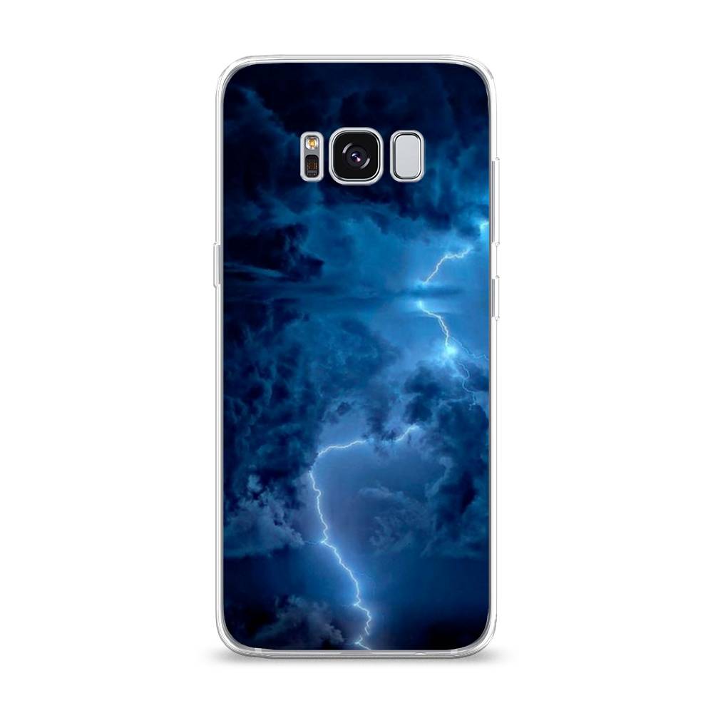

Чехол Awog на Samsung Galaxy S8 "Молния", Синий, 24750-4