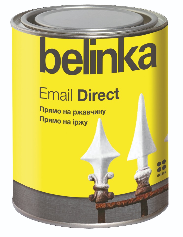 фото Эмаль belinka email direct черная 2,5 л.