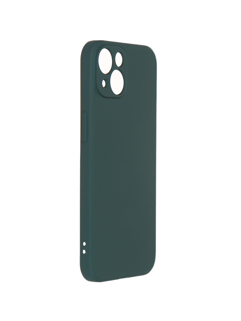 фото Чехол pero для apple iphone 13 liquid silicone dark green pcls-0069-ng