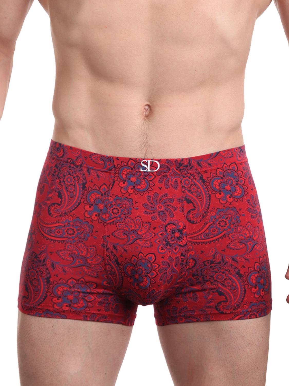 

Трусы мужские Sergio Dallini 2942-3 красные XXXL, Красный, 2942