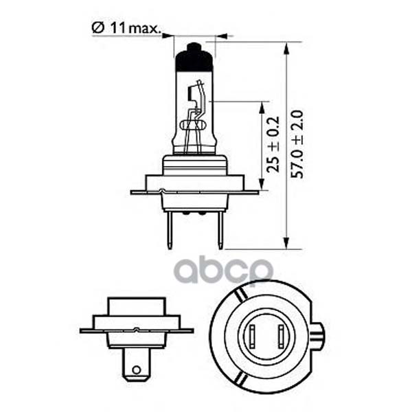 

Лампа H7 12972 Premium 12V 55W Px26D (Блистер 1 Шт.) Philips 12972Prbw