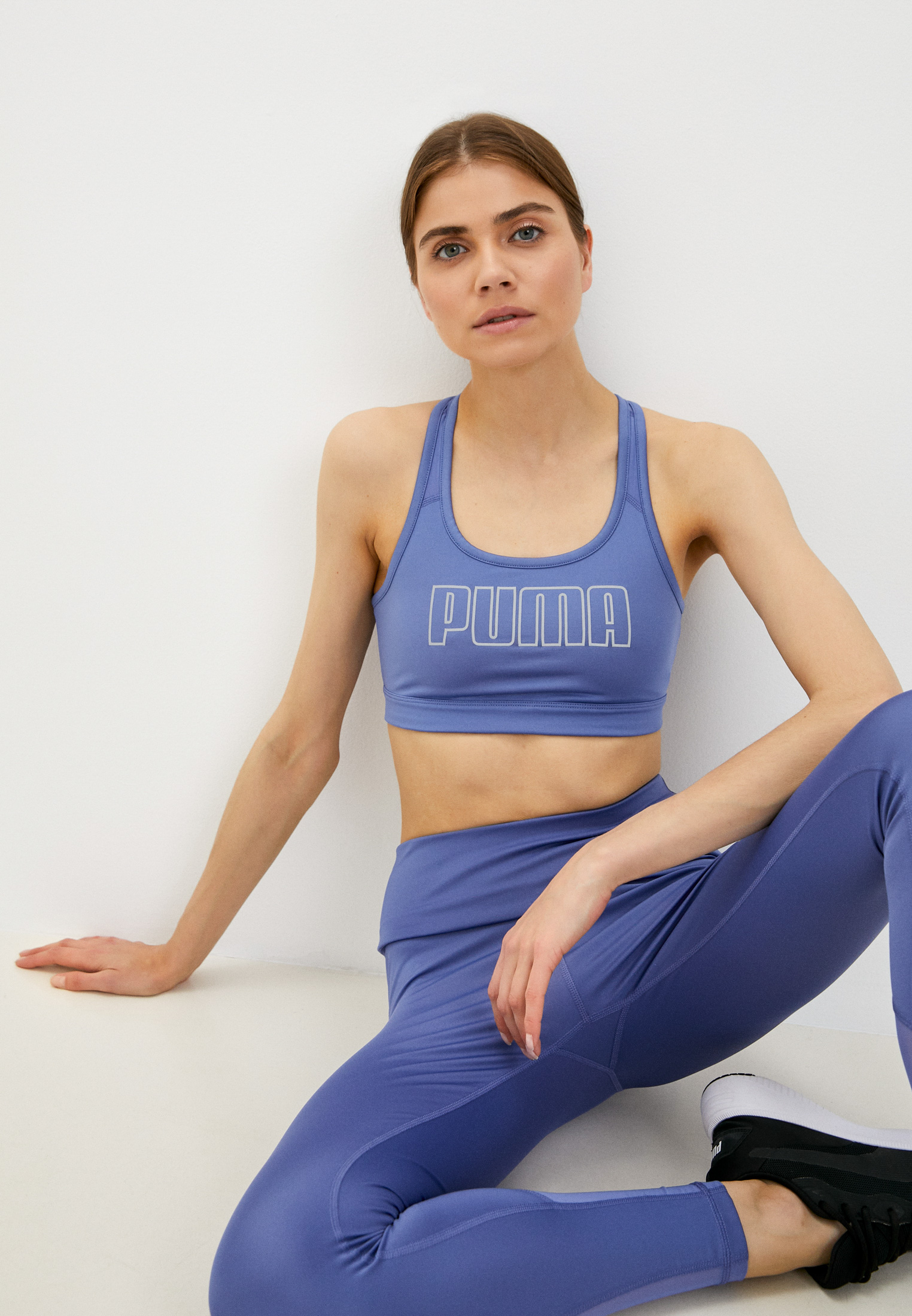 Топ женский PUMA Active Ess Bra Poly W голубой S