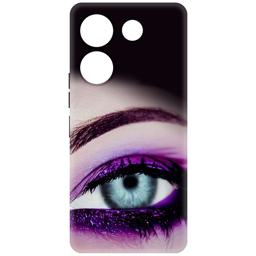 

Чехол-накладка Krutoff Soft Case Взгляд для TECNO Camon 20 Pro черный
