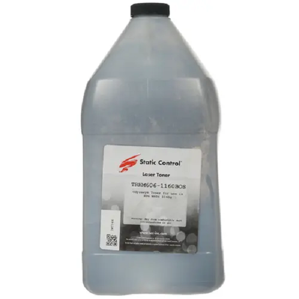

Тонер Static Control для HP LJ M606/M630 (Odissey), Bk, 1160 г, флакон