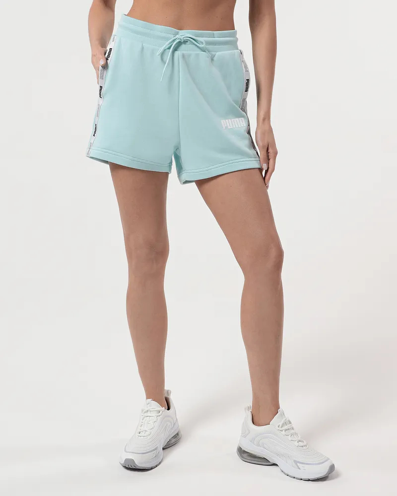 Шорты женские PUMA Tape Shorts Tr W голубые M