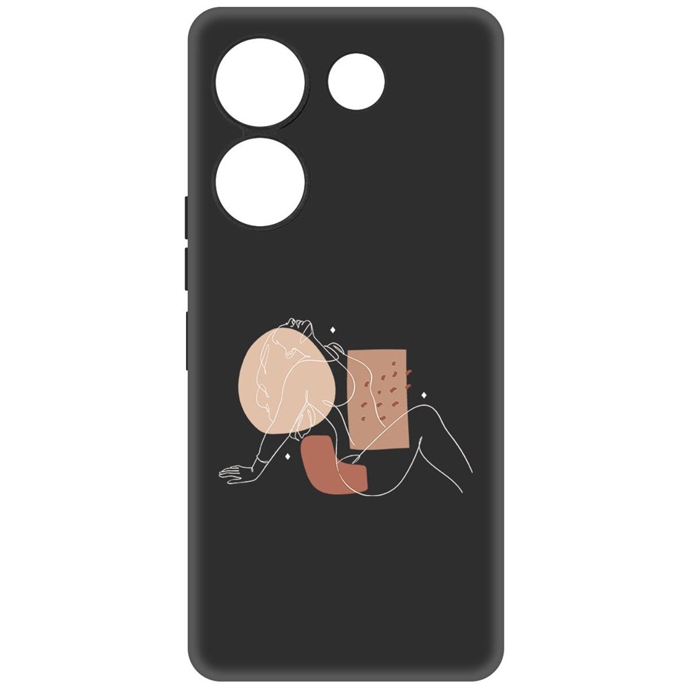 

Чехол-накладка Krutoff Soft Case Чувственность для TECNO Camon 20 Pro черный