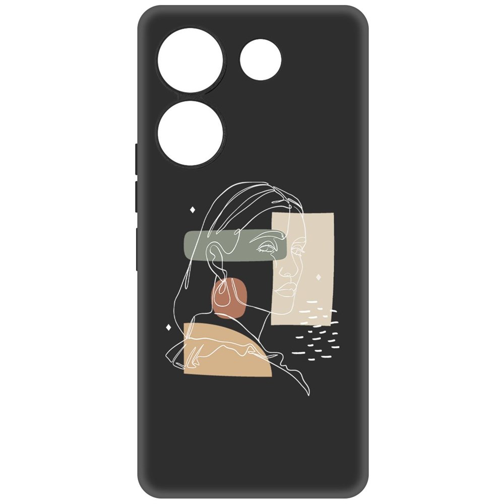 

Чехол-накладка Krutoff Soft Case Уверенность для TECNO Camon 20 Pro черный