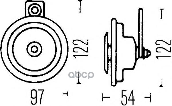 Сигнал 3al002952-917 HELLA арт. 3AL002952-917