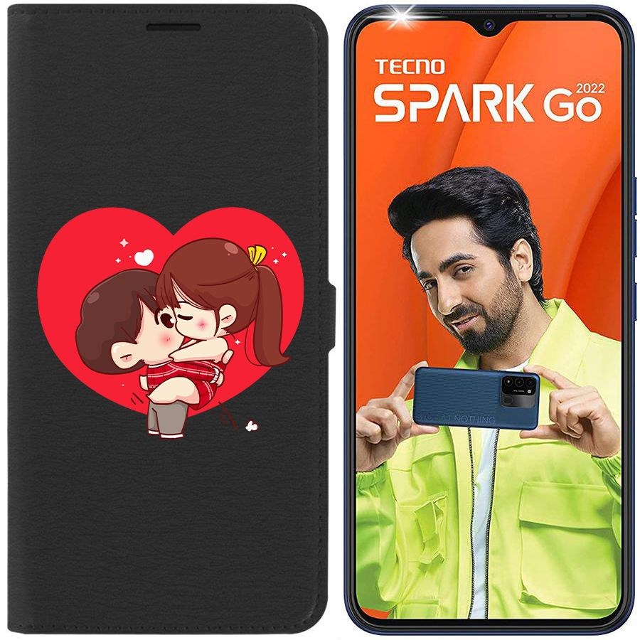 

Чехол-книжка Eco Book для Tecno Spark Go 2022 Аниме любовь