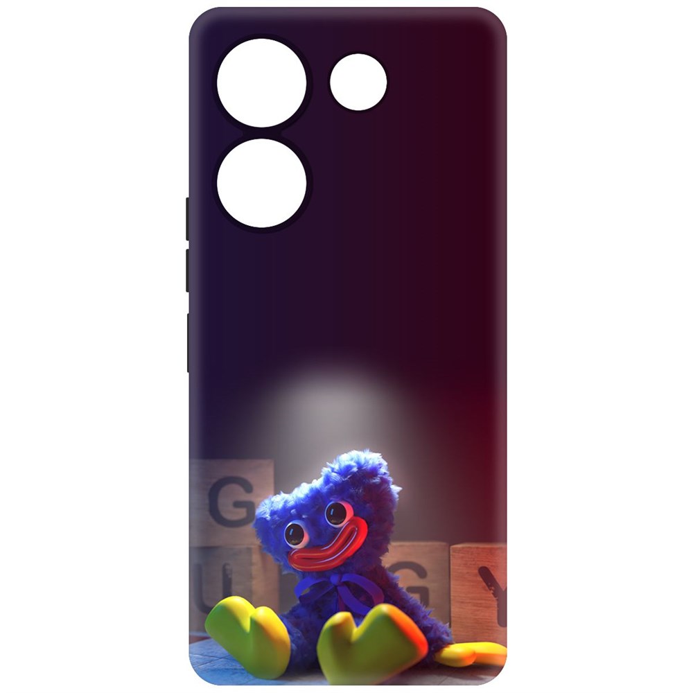 

Чехол-накладка Krutoff Soft Case Хаги Ваги игрушка для TECNO Camon 20 Pro черный