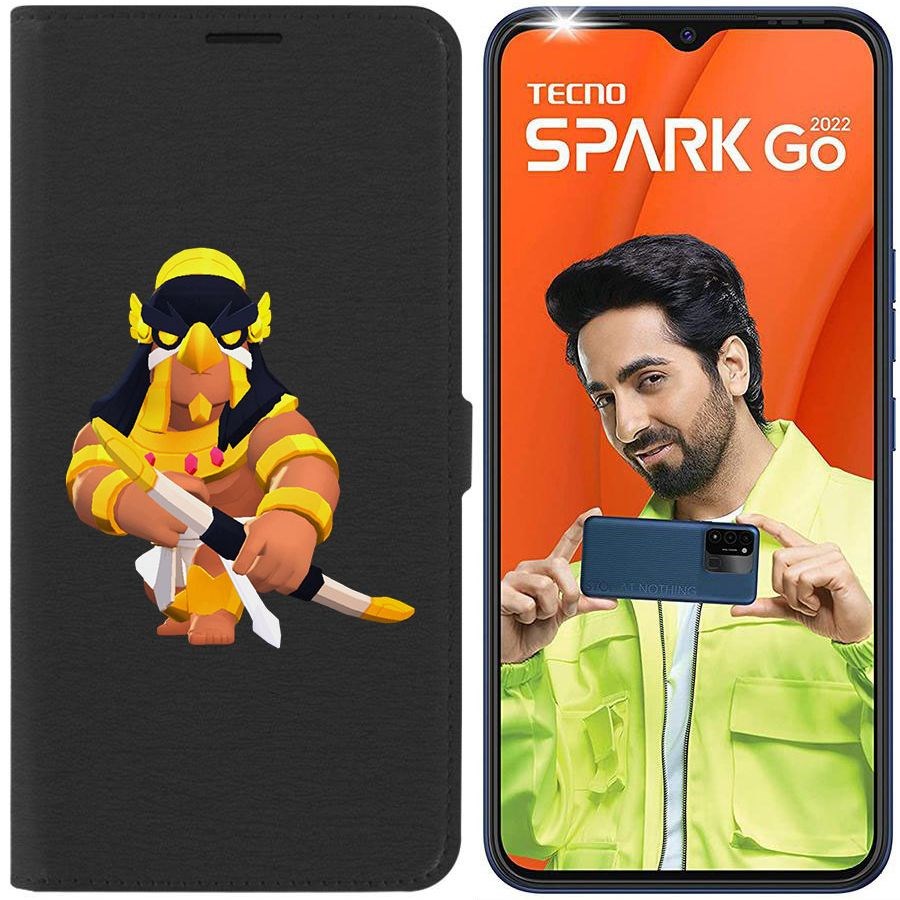 

Чехол-книжка Eco Book для Tecno Spark Go 2022 Brawl Stars-Бо Хорус