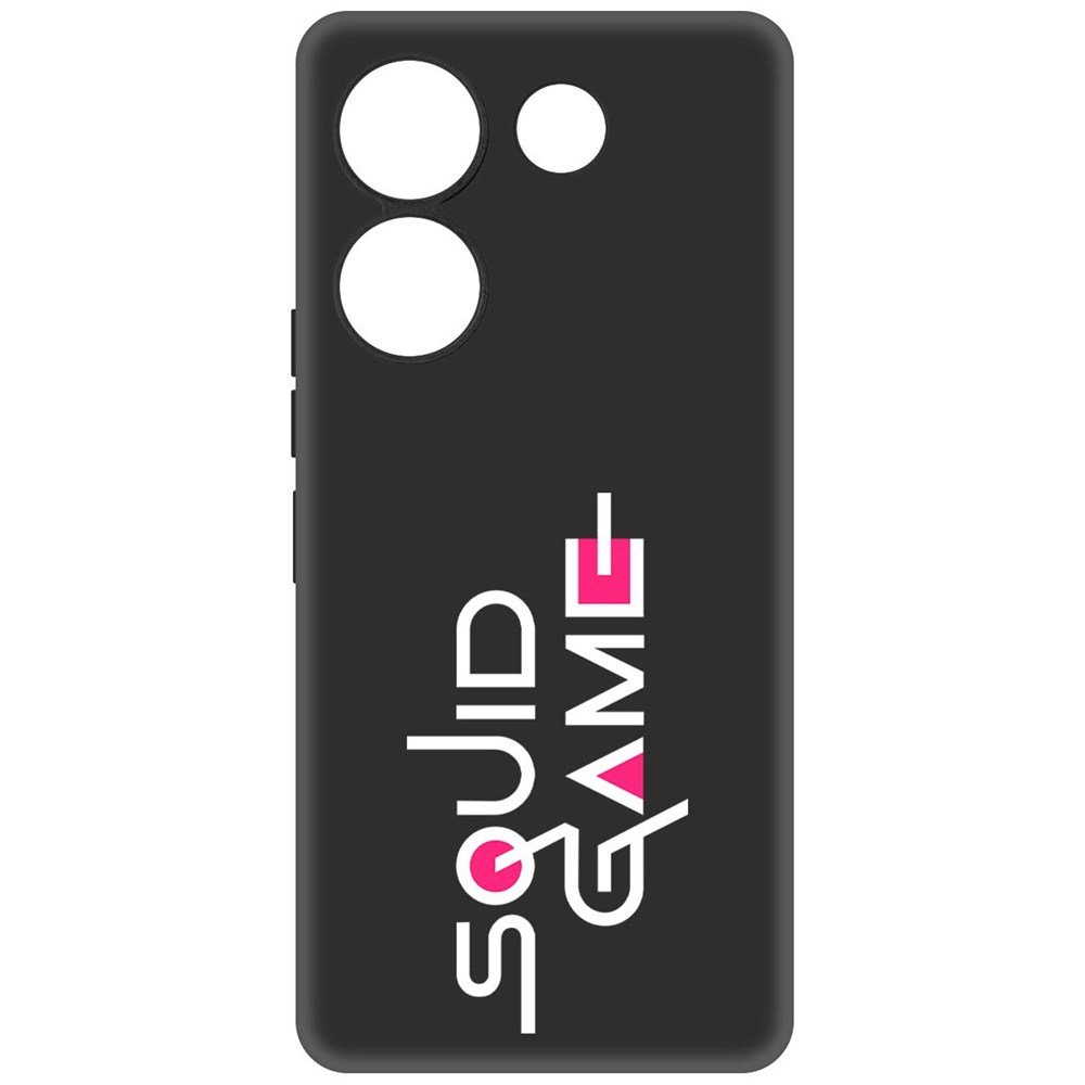 Чехол-накладка Krutoff Soft Case Игра в кальмара-Лого для TECNO Camon 20 Pro черный