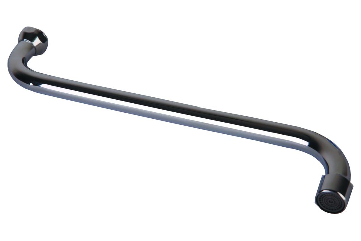 Излив для ванны круглый с защитной вставкой RMS SS385K, 1/100