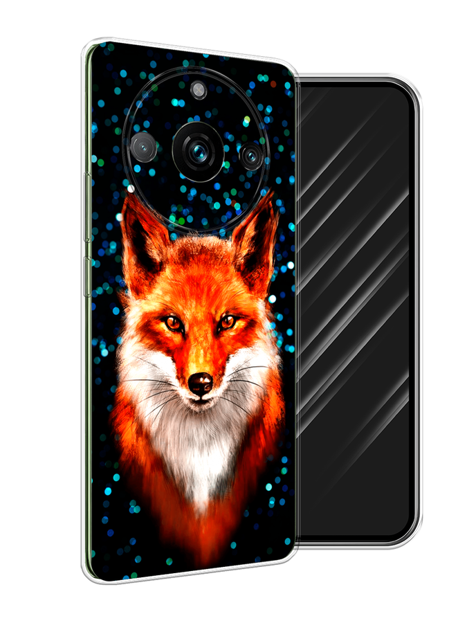 

Чехол Awog на Realme 11 Pro "Волшебная лиса", Оранжевый;черный;белый