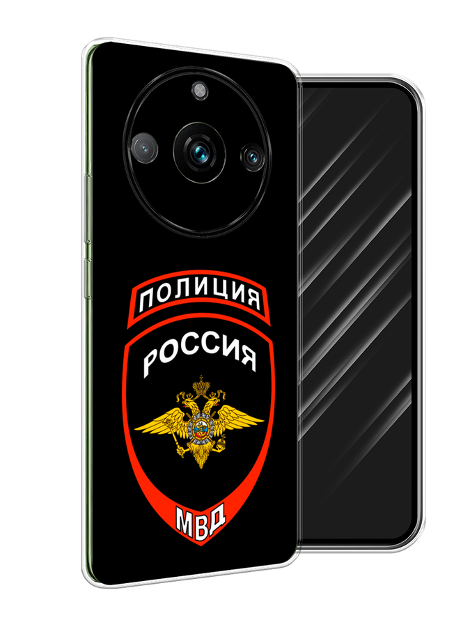 

Чехол Awog на Realme 11 Pro "Полиция шеврон", Черный;красный;белый