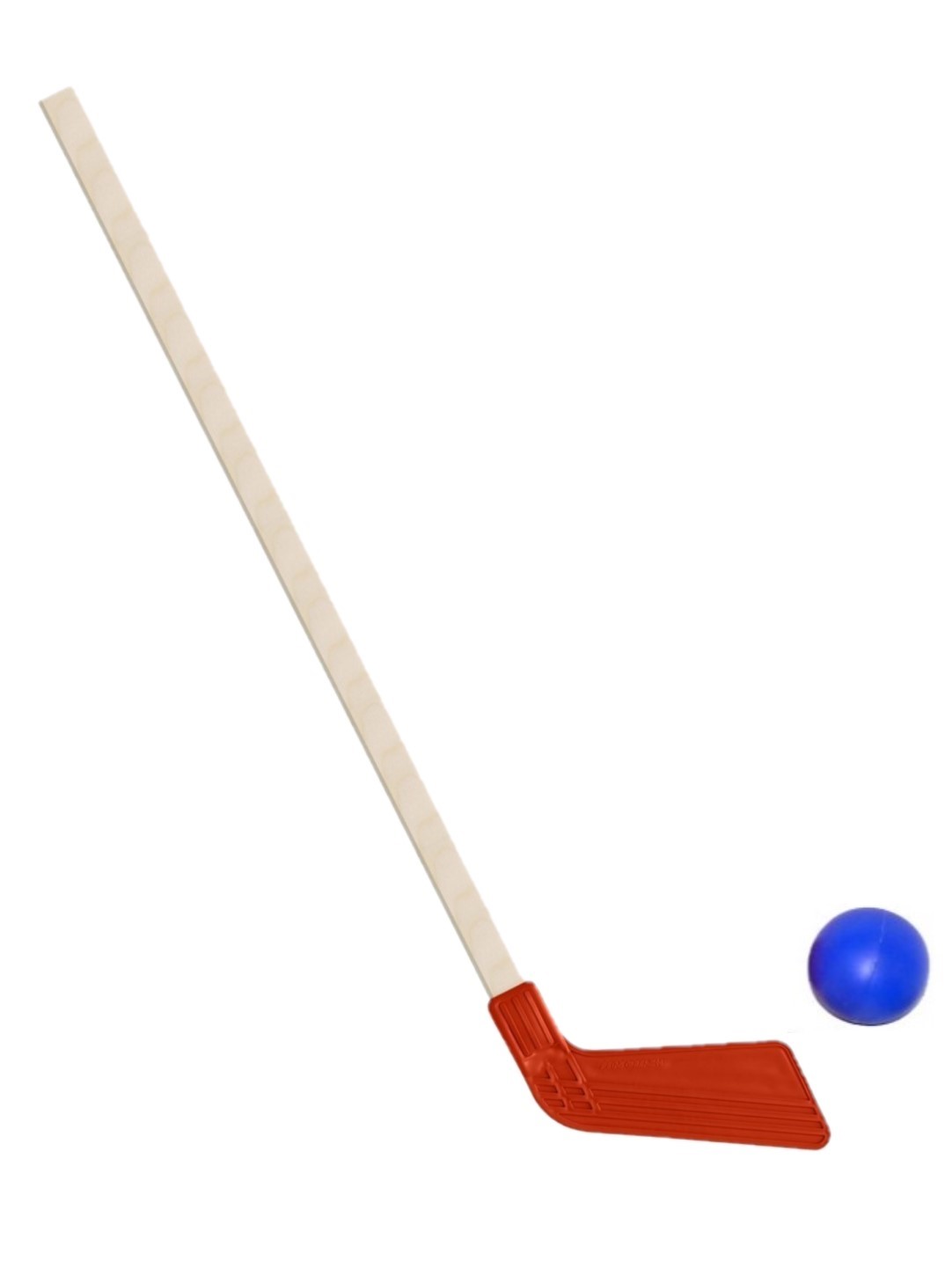 Детский хоккейный набор Задира-плюс Клюшка хоккейная детская красная + мячик