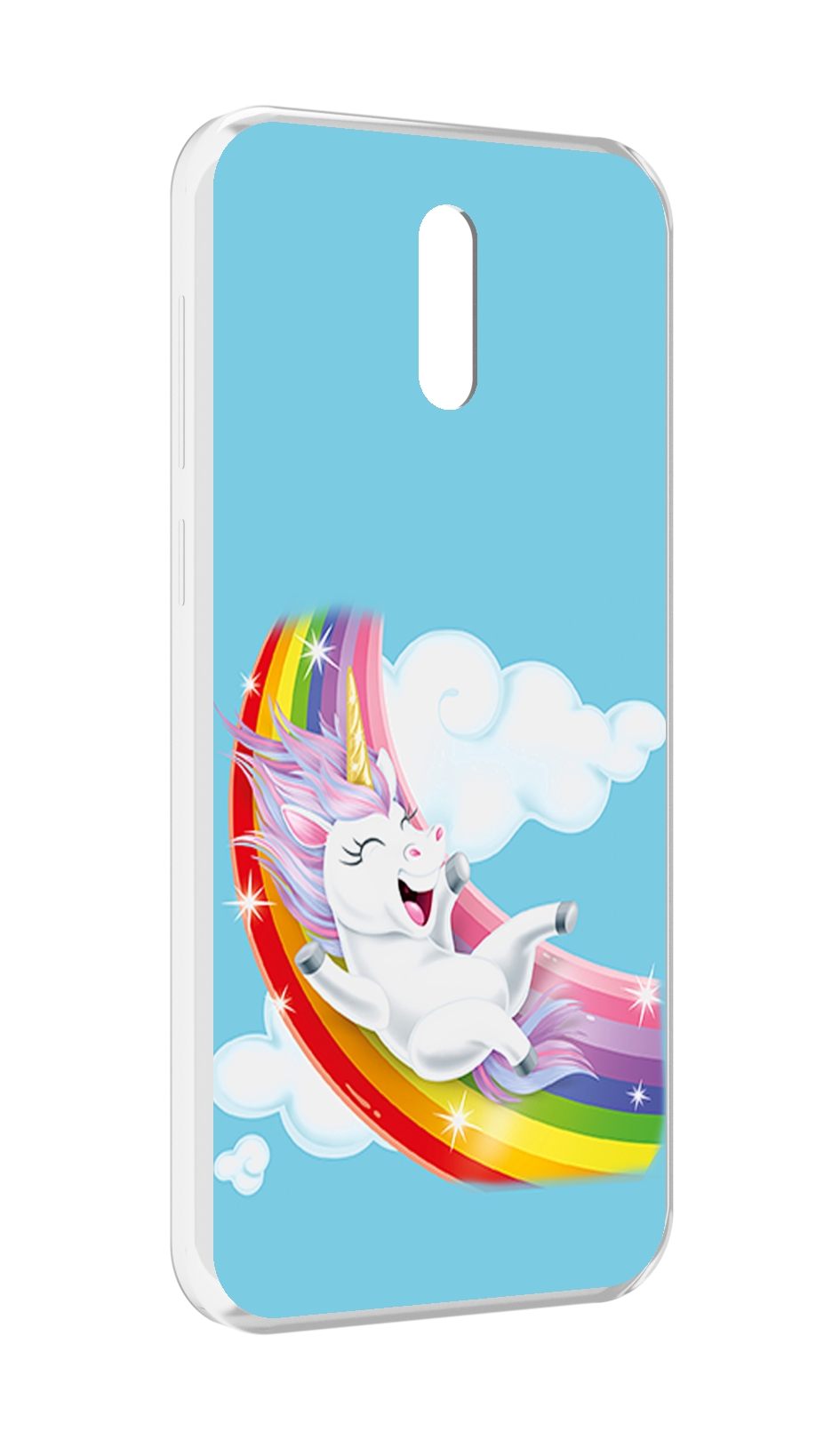 

Чехол MyPads единорог-на-радуге для Alcatel 3L (2019), Прозрачный, Tocco
