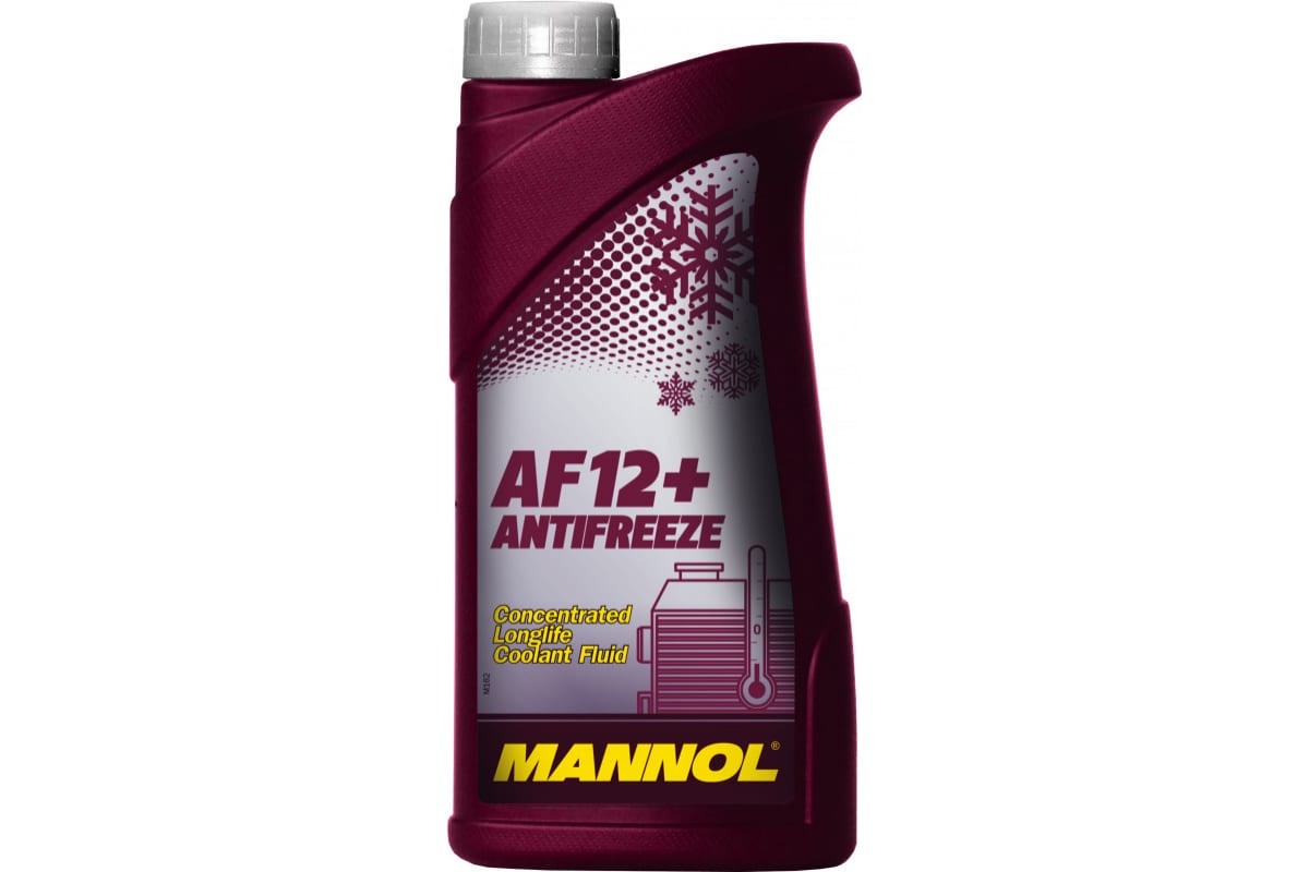 Антифриз Mannol Longlife AF12+ красный 1л канистра