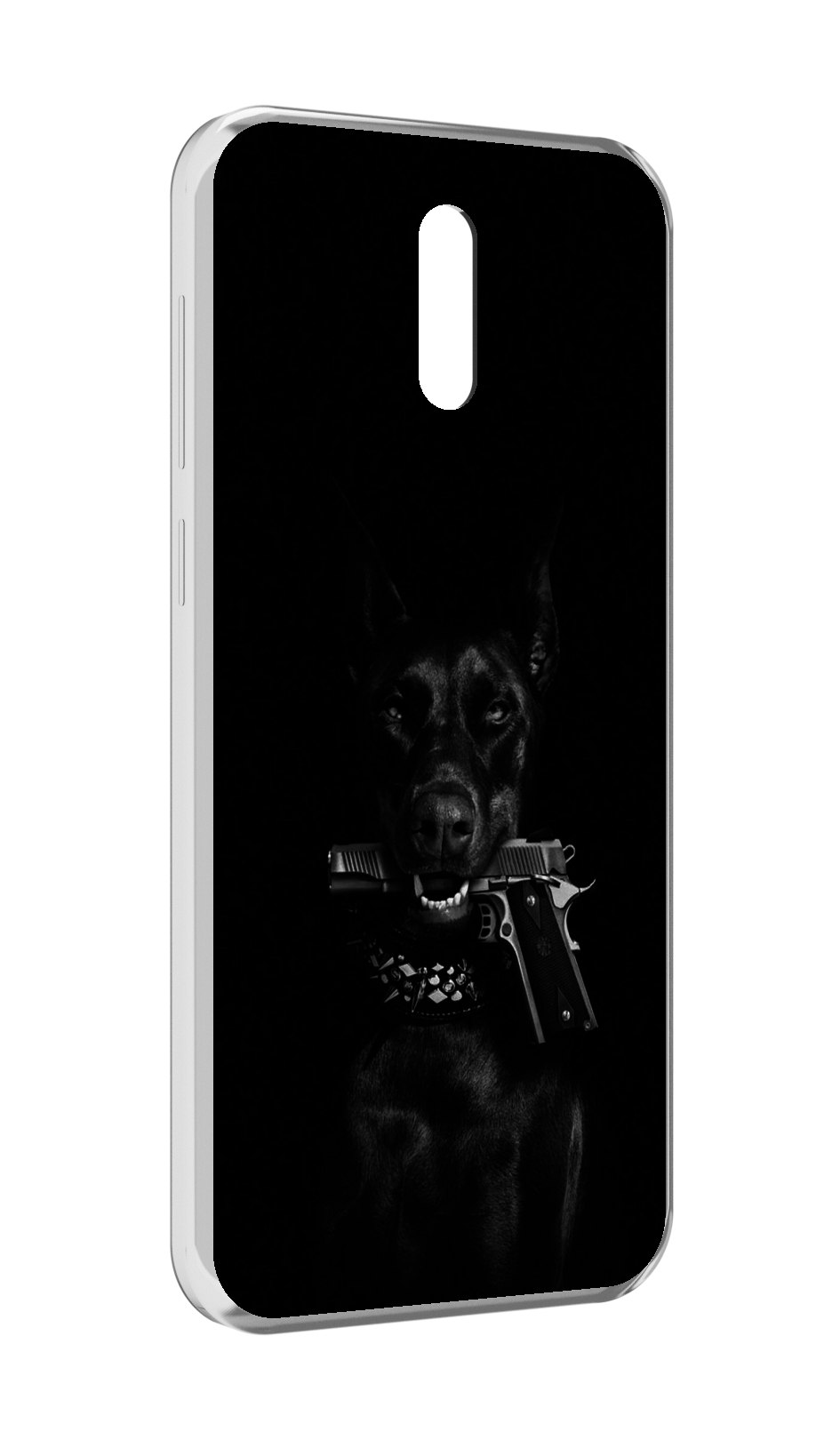 

Чехол MyPads доберман мужской для Alcatel 3L (2019), Прозрачный, Tocco