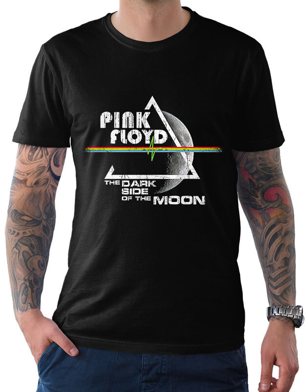 фото Футболка мужская design heroes pink floyd - dark side of the moon черная xl