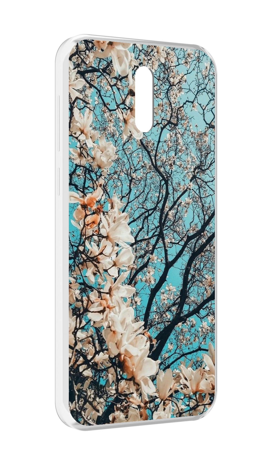 

Чехол MyPads дерево-с-цветочками для Alcatel 3L (2019), Прозрачный, Tocco