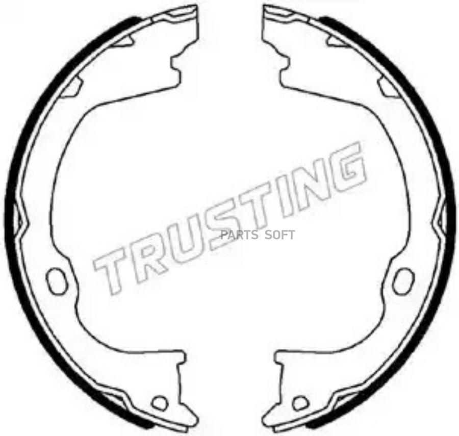 

Тормозные колодки TRUSTING барабанные 88243