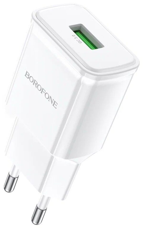 

Сетевое зарядное устройство BOROFONE отсутствует 1xUSB 3 А белый