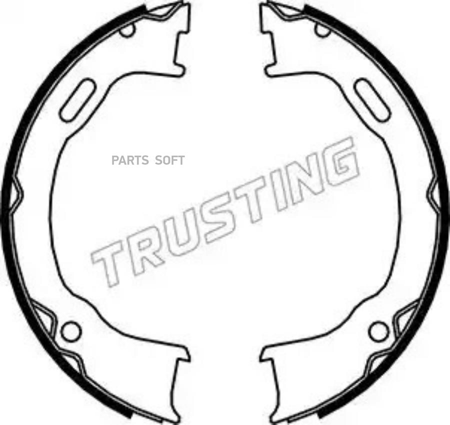 

Тормозные колодки TRUSTING барабанные 88239