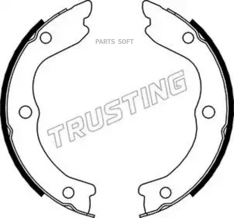 

Тормозные колодки TRUSTING барабанные 67196