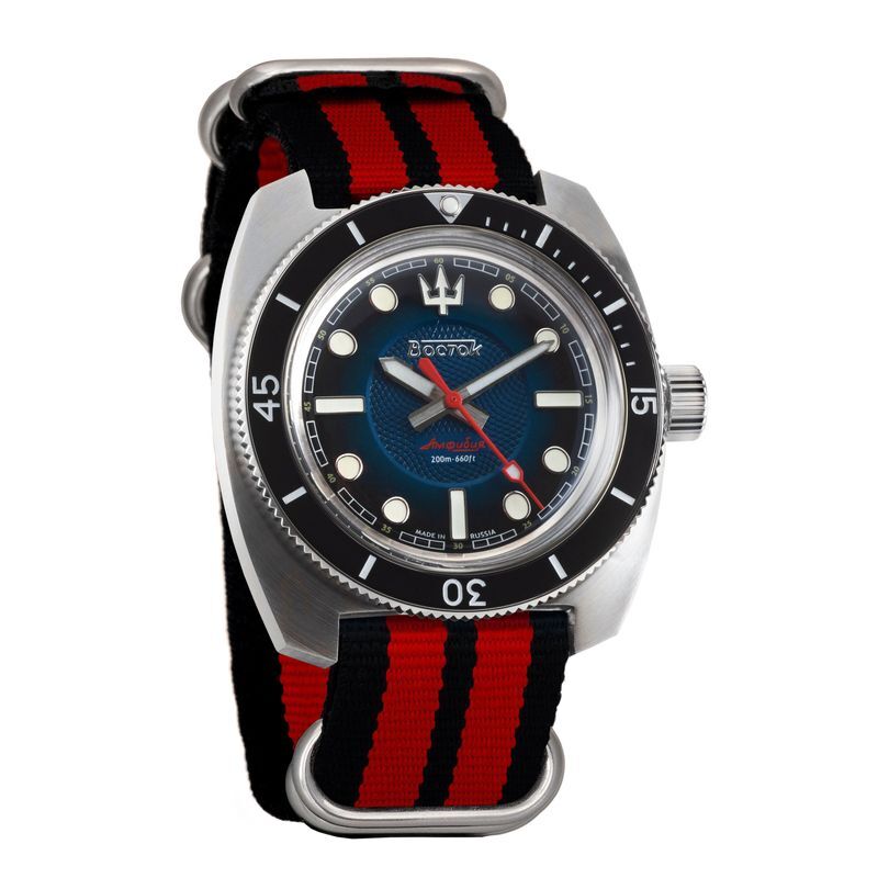 Наручные часы мужские Восток 170G02 черные/красные