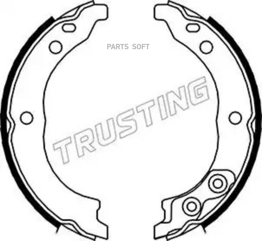 

Тормозные колодки TRUSTING барабанные 34113