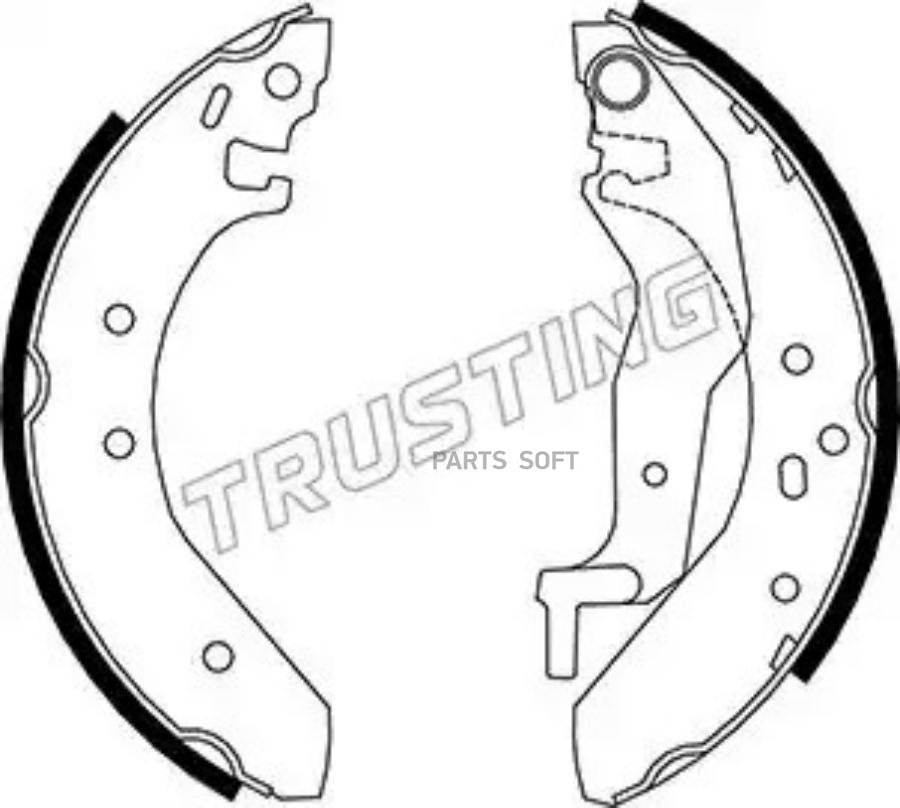 

Тормозные колодки TRUSTING барабанные 7017