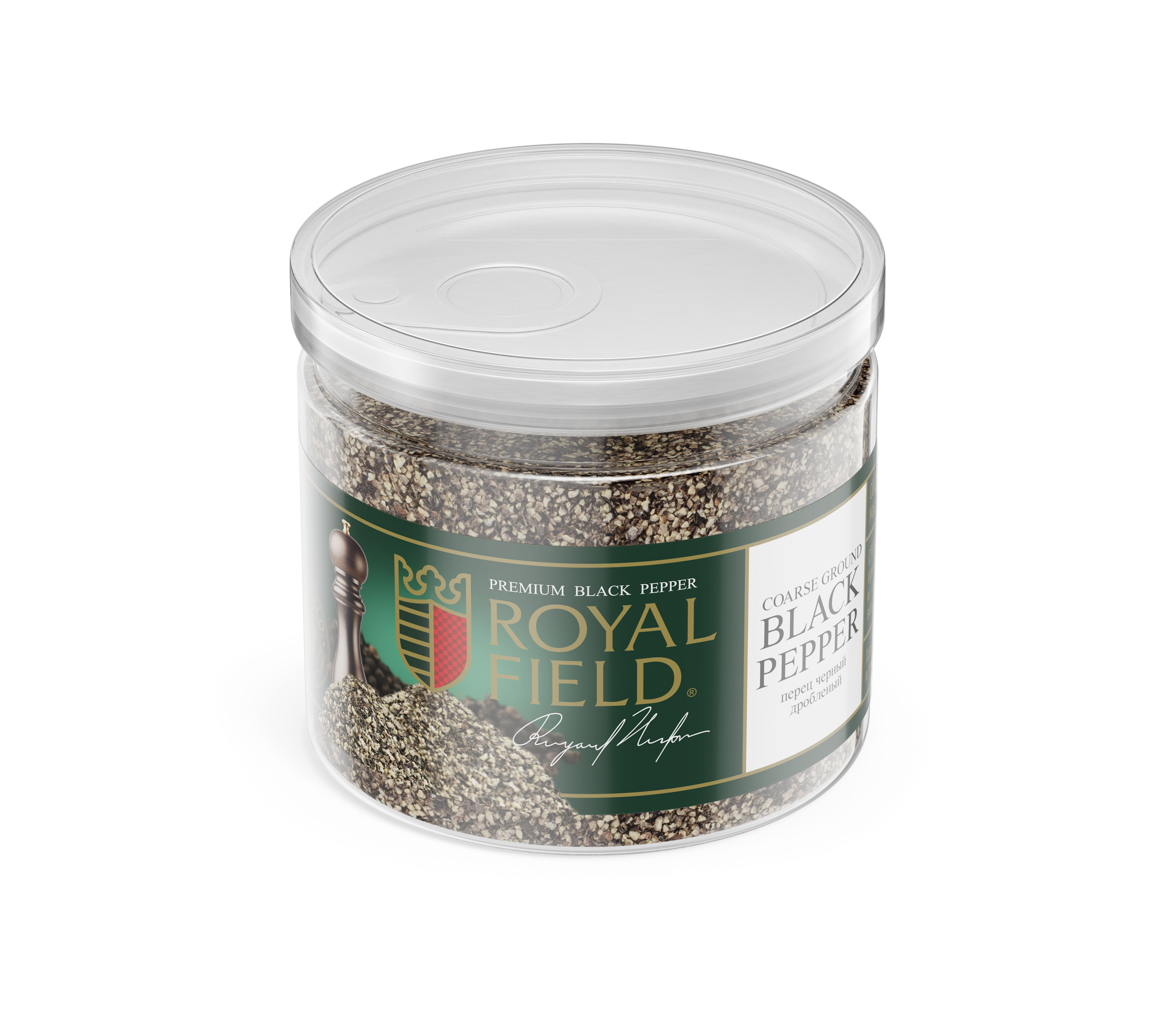 

Перец Royal Field черный дробленый 70 г, 70 гр