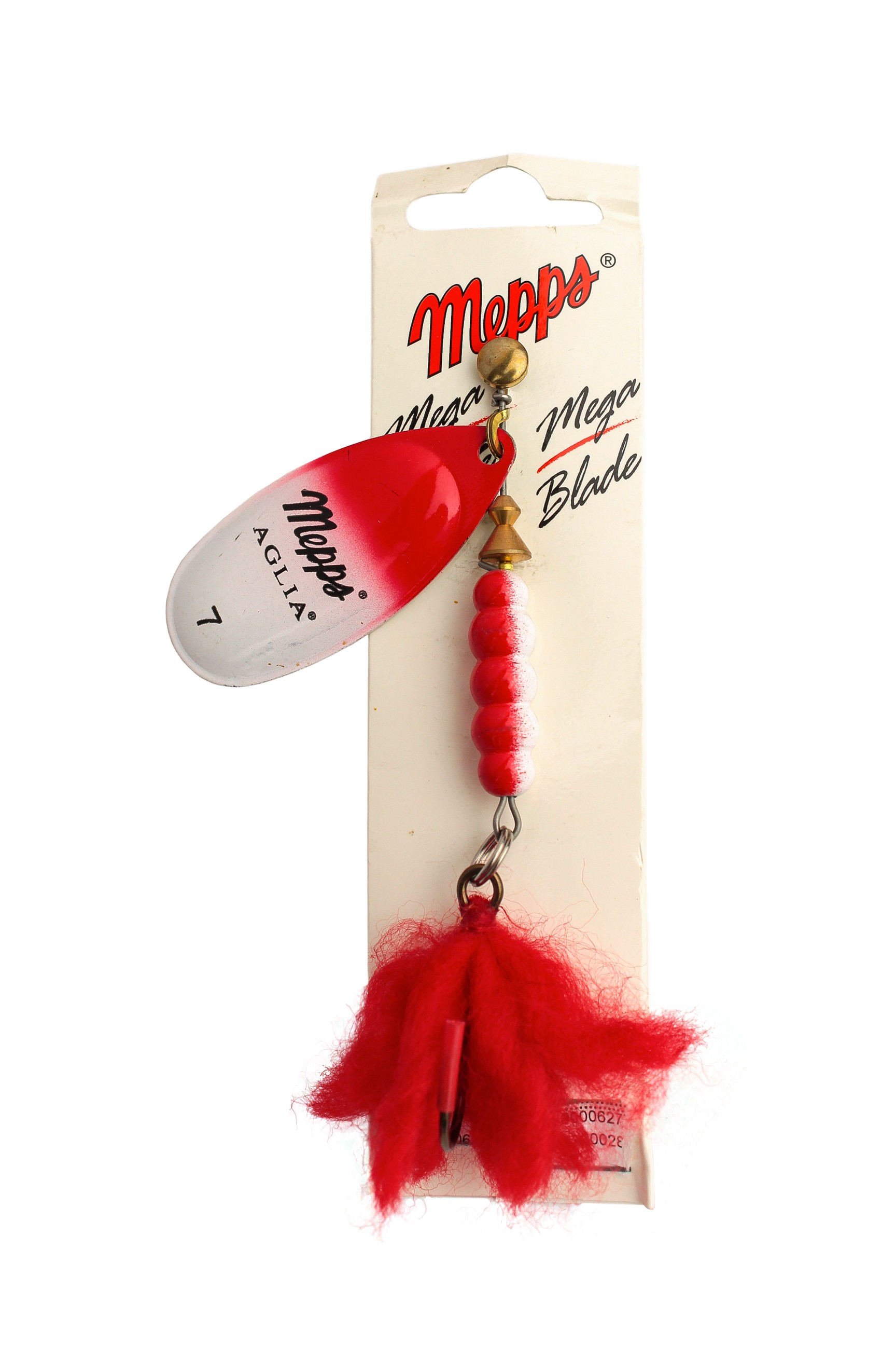 

Блесна Mepps Aglia №7 red/white/silver блистер, Белый;красный;серебристый