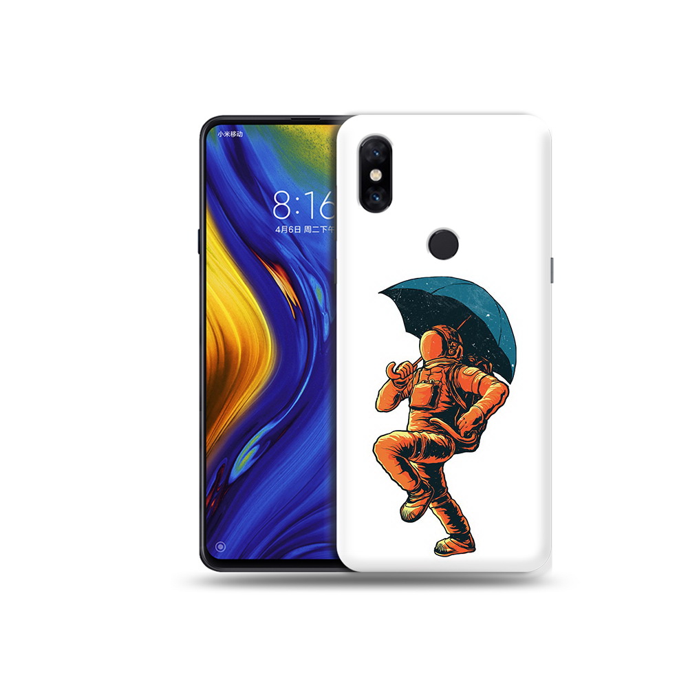 

Чехол MyPads Tocco для Xiaomi Mi Mix 3 шагающий космонавт с зонтом (PT119757.326.695), Прозрачный, Tocco