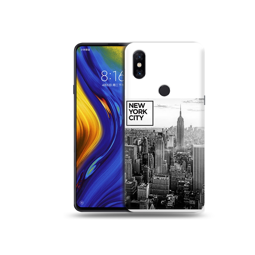 

Чехол MyPads Tocco для Xiaomi Mi Mix 3 черно белый ньюерк (PT119757.326.686), Прозрачный, Tocco
