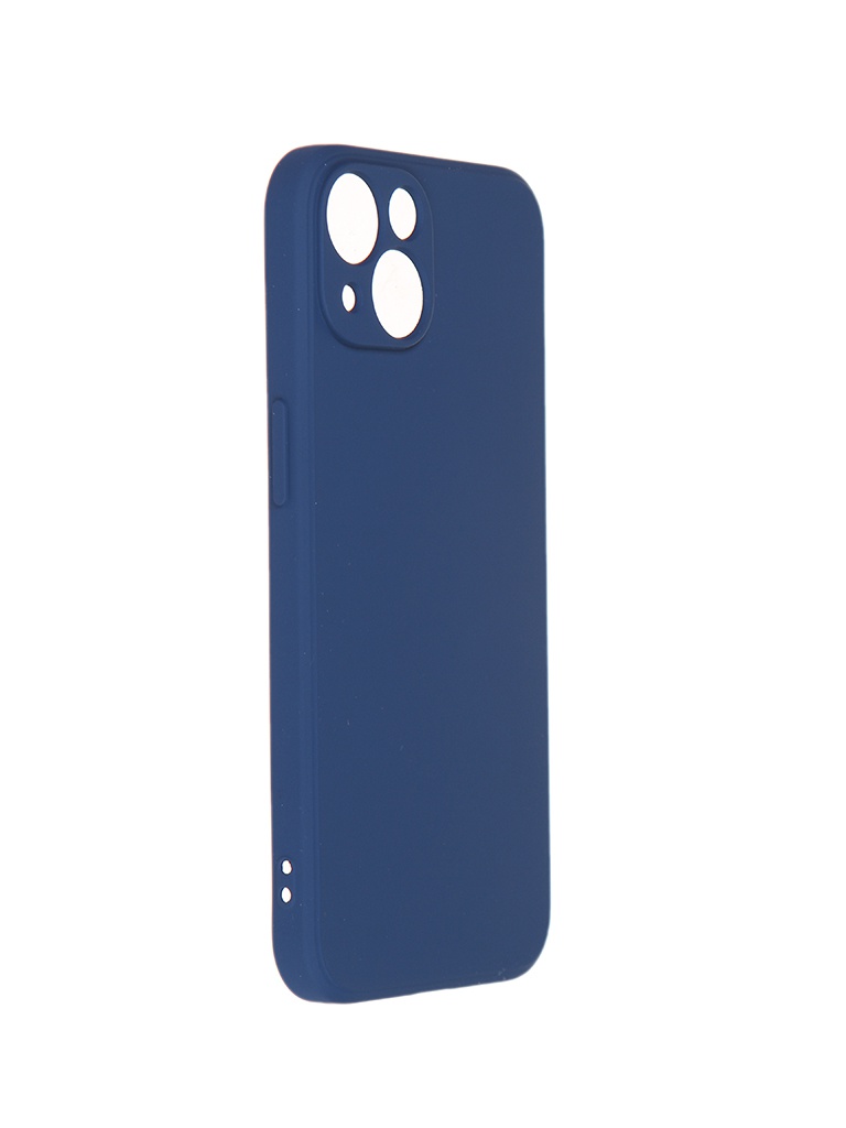 фото Чехол pero для apple iphone 13 liquid silicone blue pcls-0069-bl