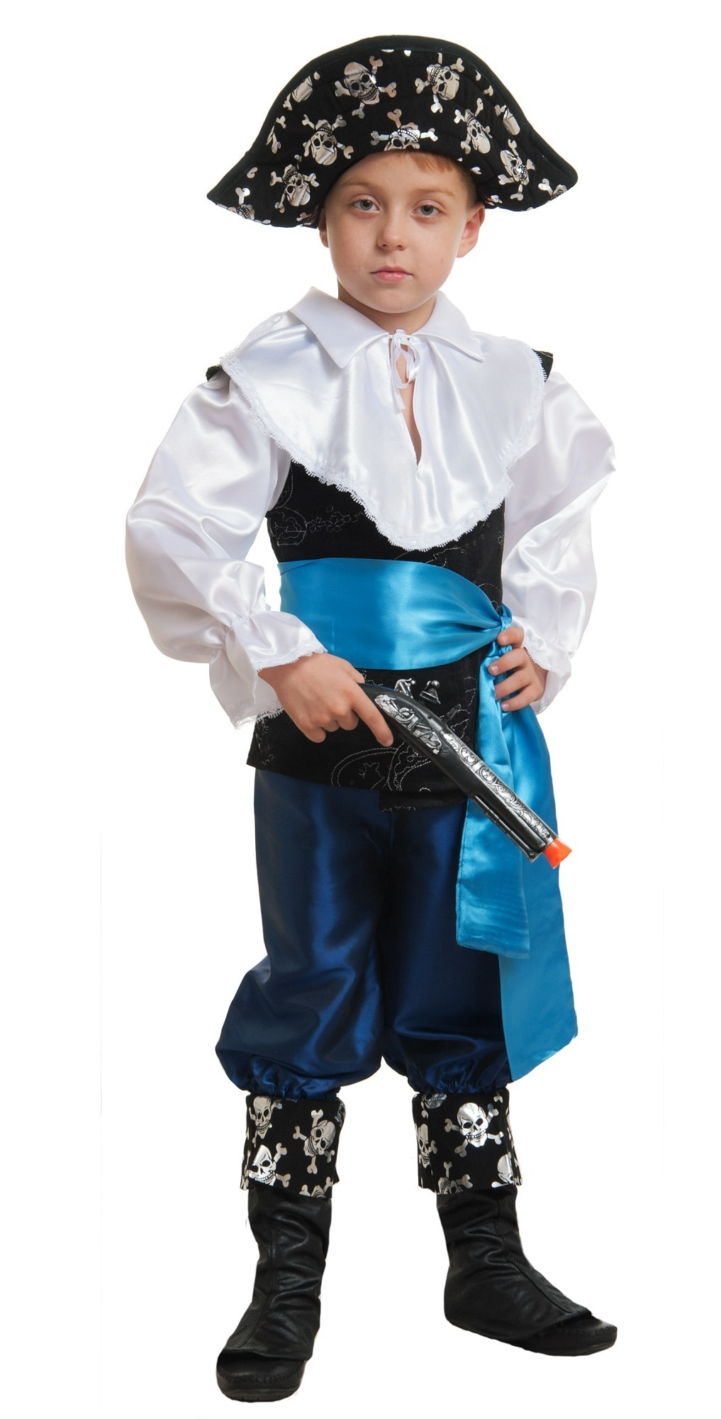 фото Костюм элит классик пират капитан флинт детский 32 (128 см)