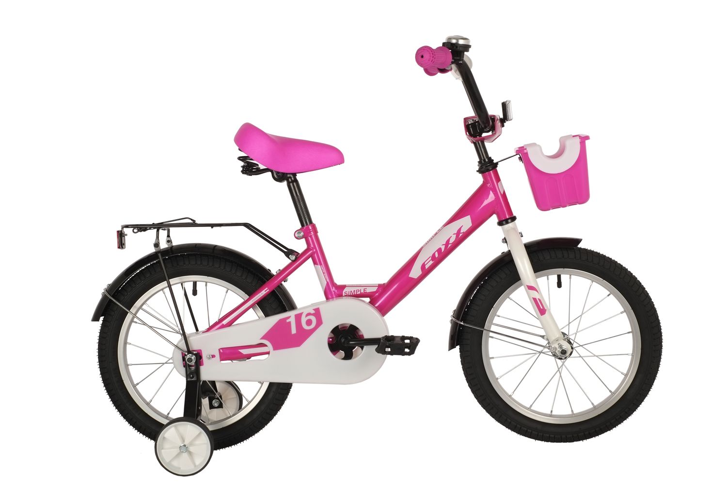 

Велосипед FOXX Simple 16"- 21г. (розовый) 164Simple.PN21