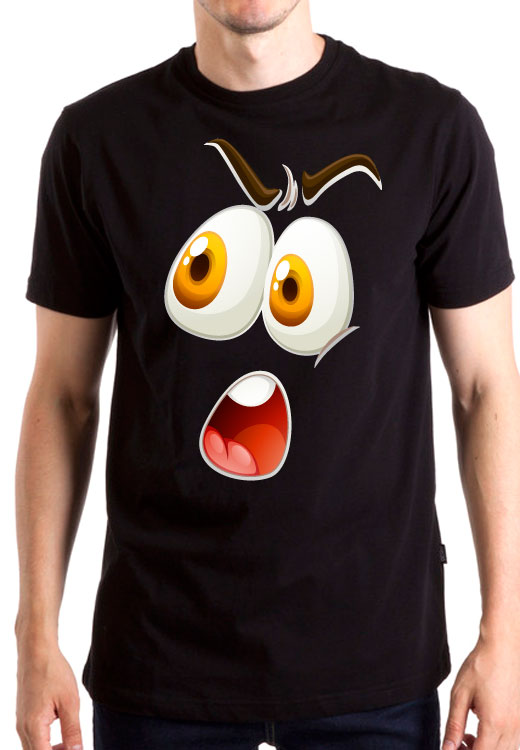

Футболка унисекс NoBrand Face Funny Wonder черная XL, Черный, Face Funny Wonder
